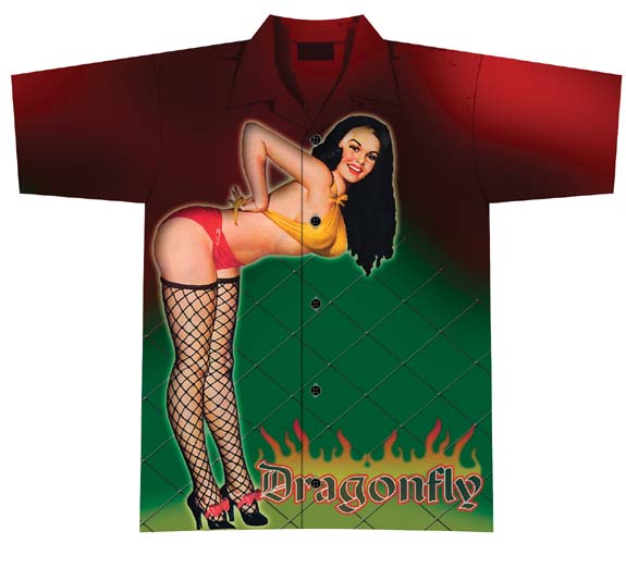 PIN-UP GIRL - CLUB-Shirt..Available In Large & Extra-Large